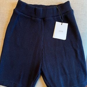 Onia Waffle-Knit Bike Shorts, size XS, BNWT.
